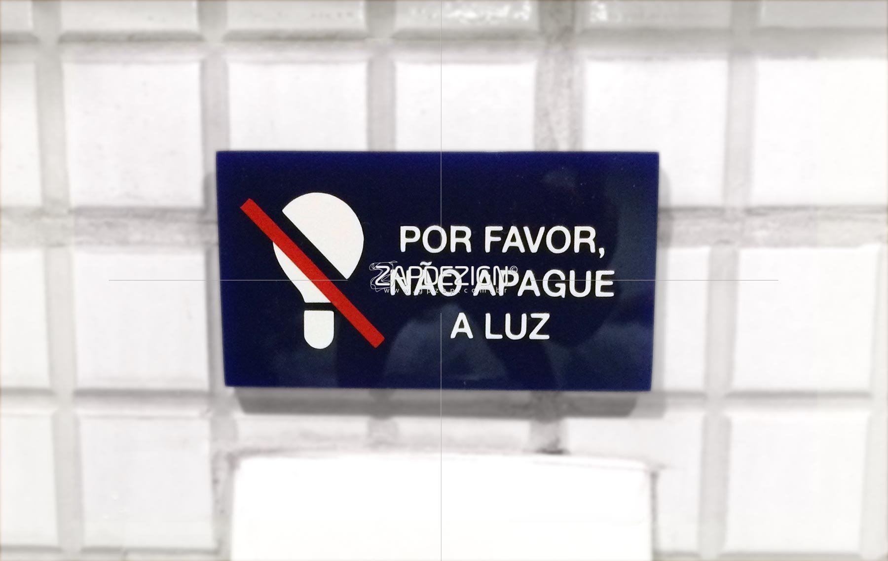 placa de banheiro