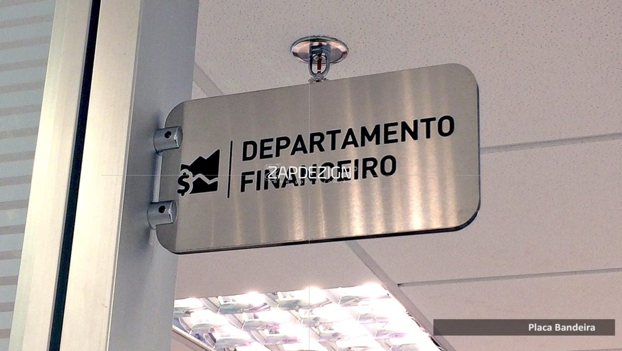 placa de identificacao aco inox